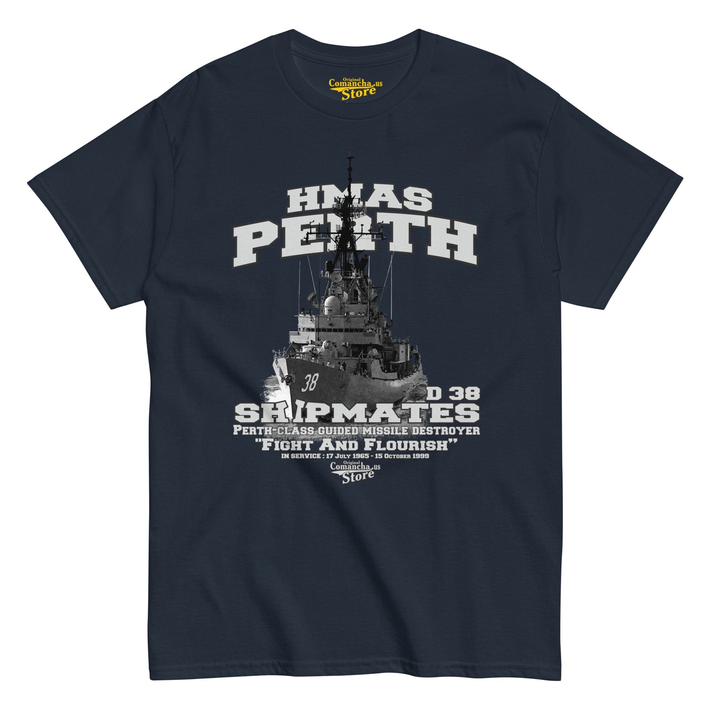 HMAS Perth D 38 Shipmates t-shirt