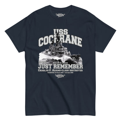 USS Cochrane DDG-21 t-shirt