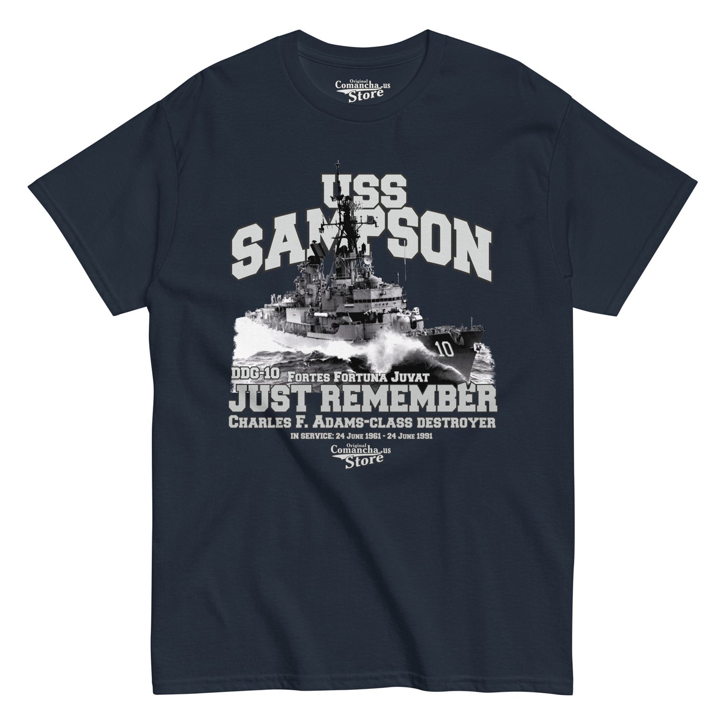 USS Sampson DDG-10 tee