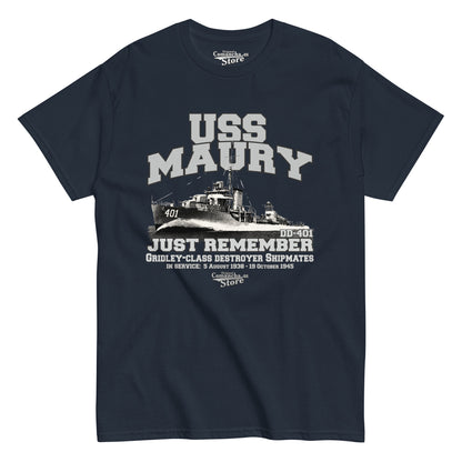 USS Maury DD-401 t-shirt