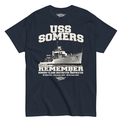 USS Somers DD-381 Destroyer t-shirt