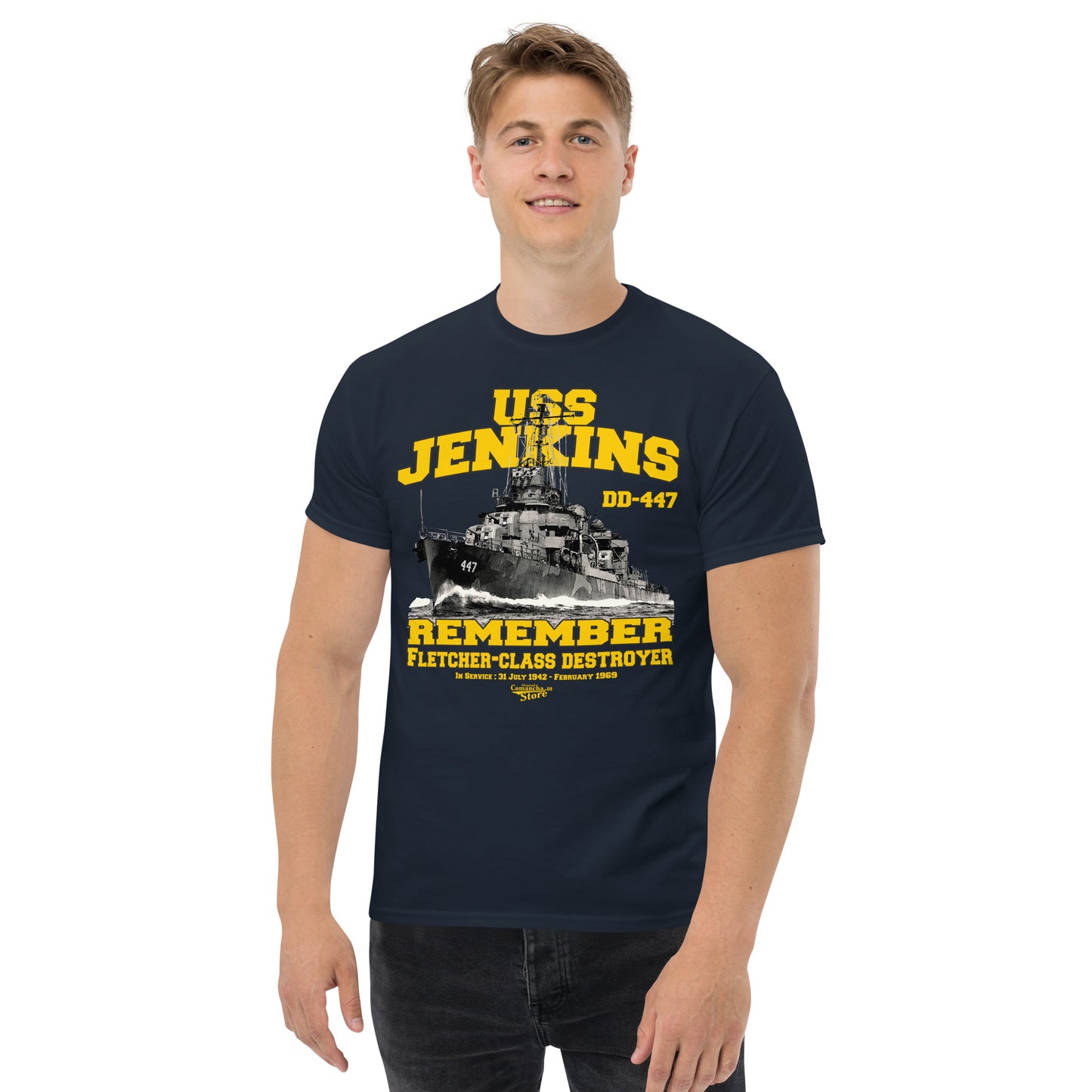 USS Jenkins DD-447 tee