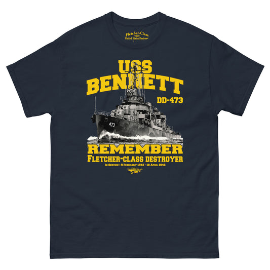 USS Bennett DD-473 t-shirt