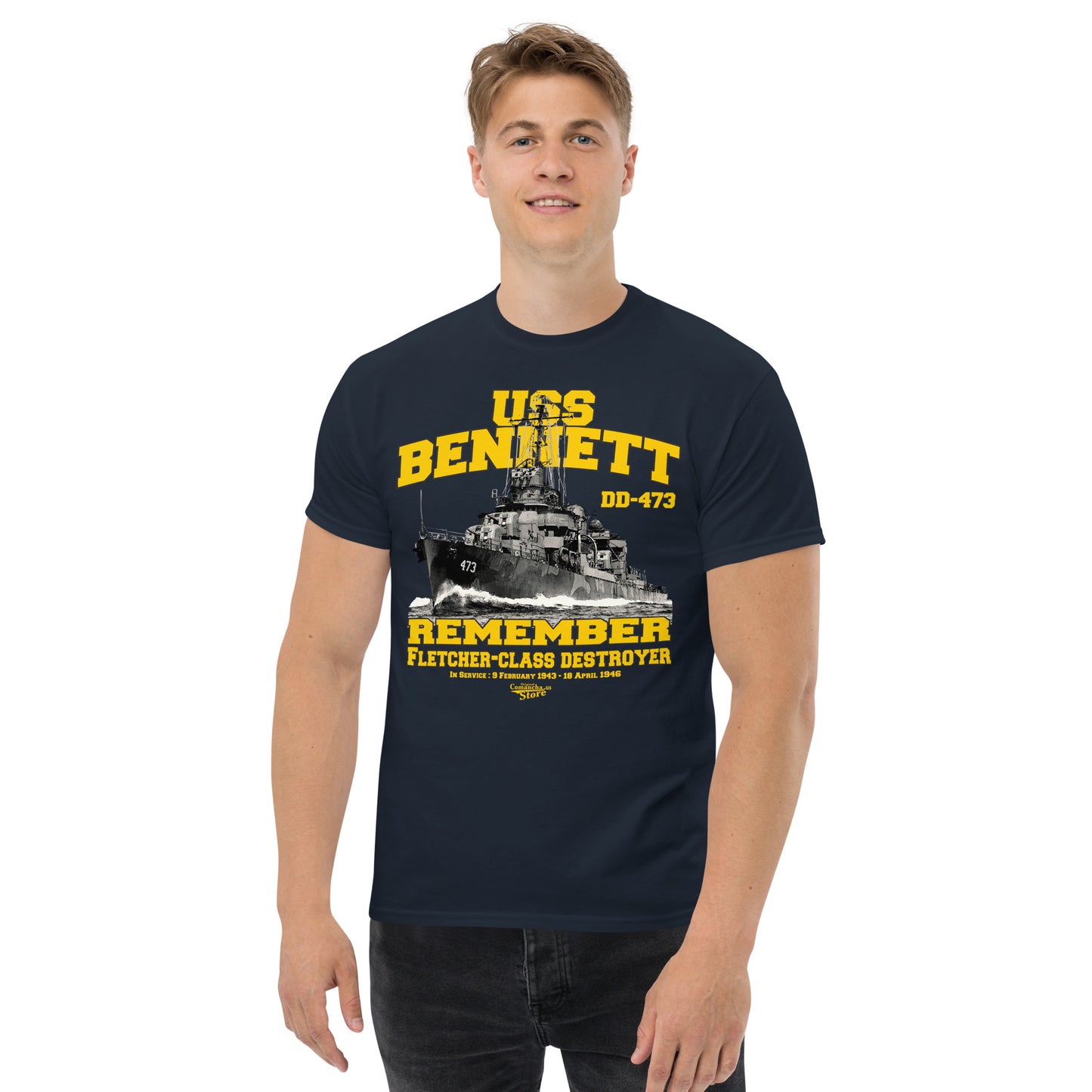 USS Bennett DD-473 t-shirt