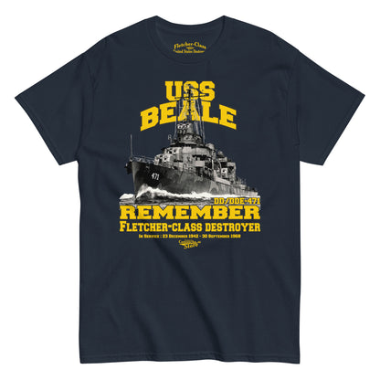 USS Beale DD/DDE-471 destroyer t-shirt