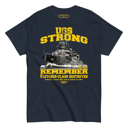 USS Strong DD-467 t-shirt