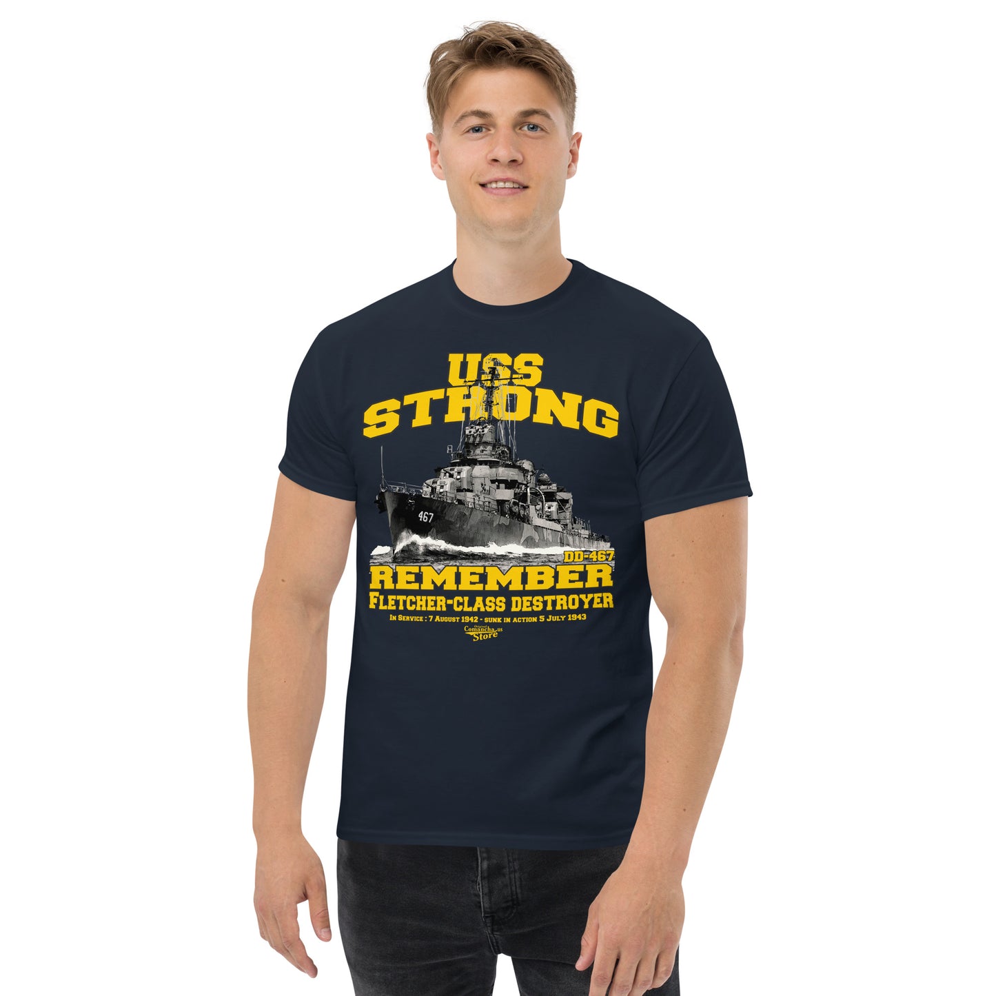 USS Strong DD-467 t-shirt