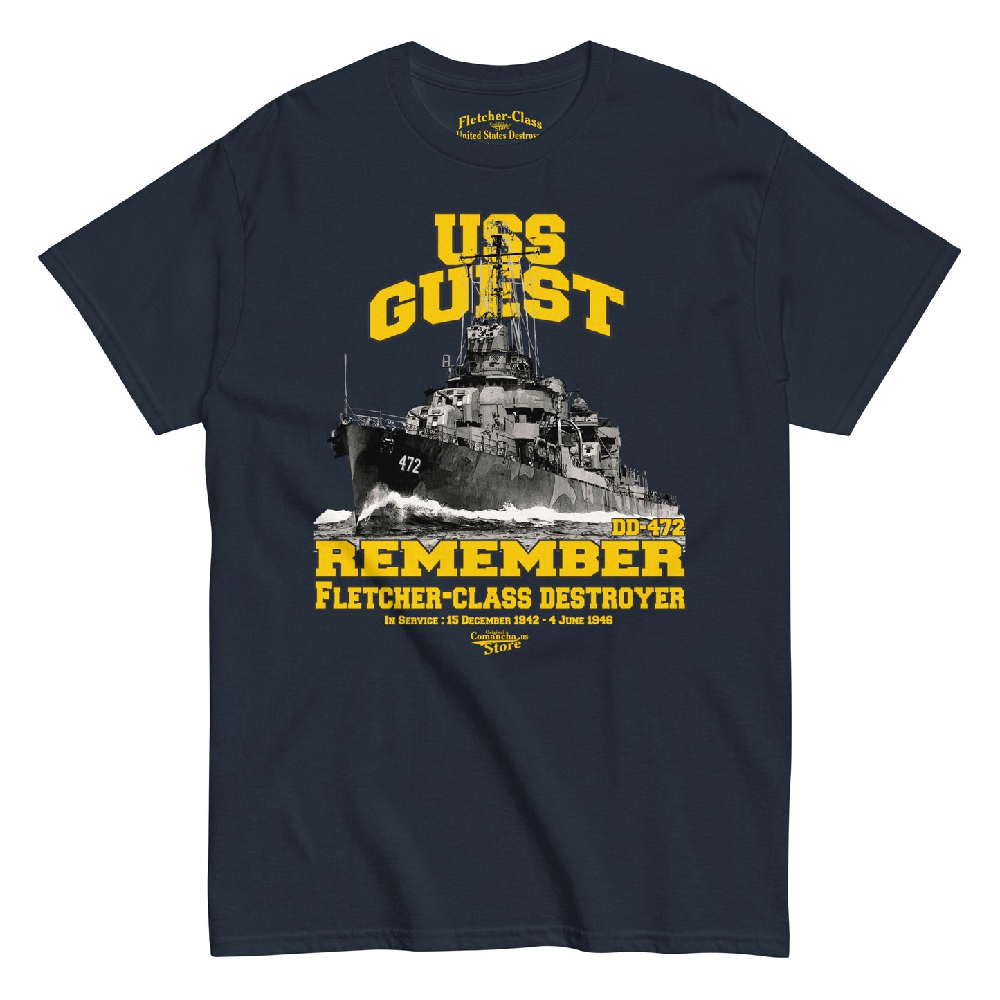 USS Guest DD-472 t-shirt