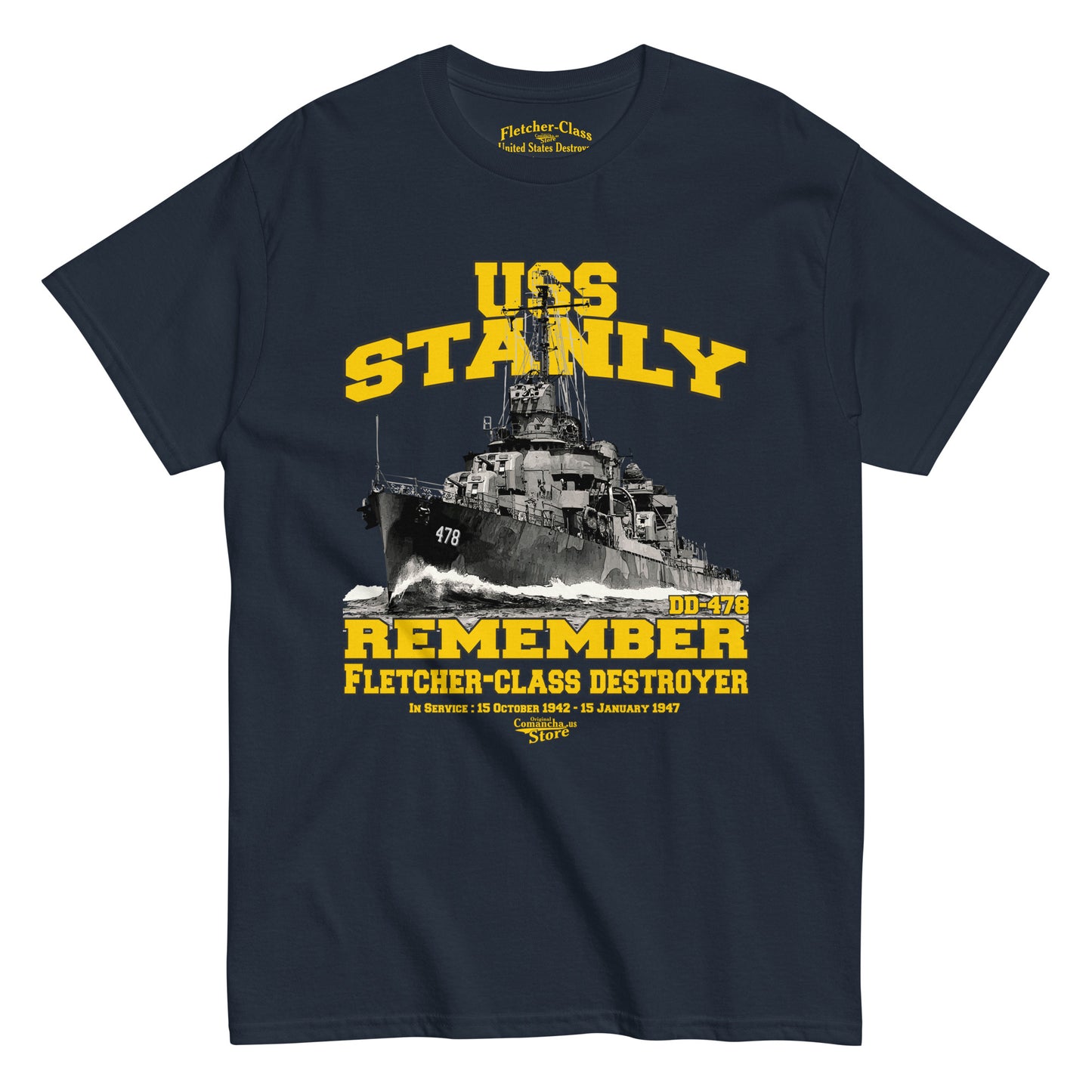 USS Stanly DD-478 tee