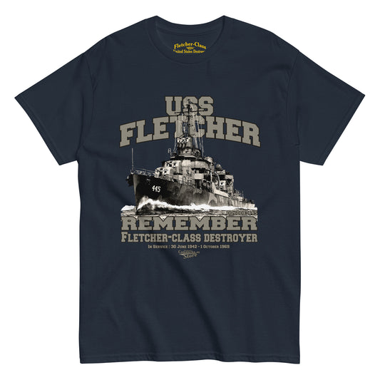 USS Fletcher DD/DDE-445 tee