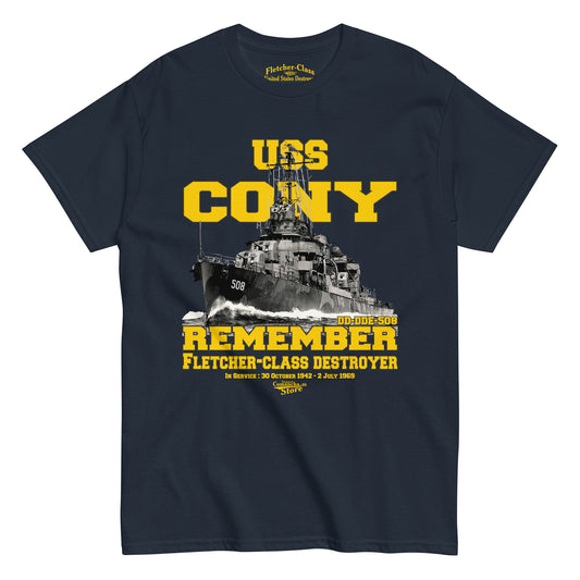 USS Cony DD/DDE-508 t-shirt