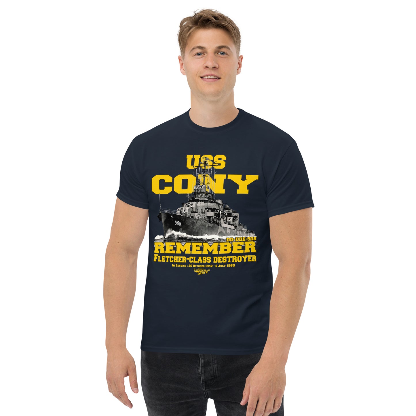 USS Cony DD/DDE-508 t-shirt