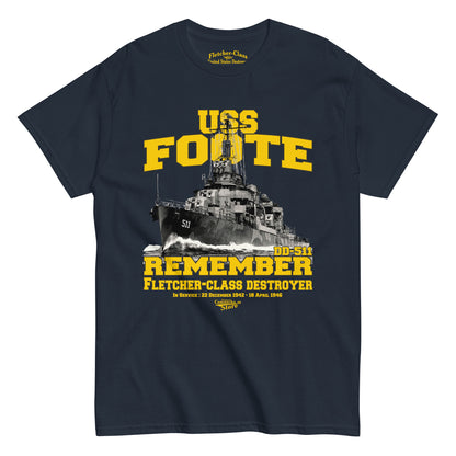 USS Foote DD-511 t-shirt