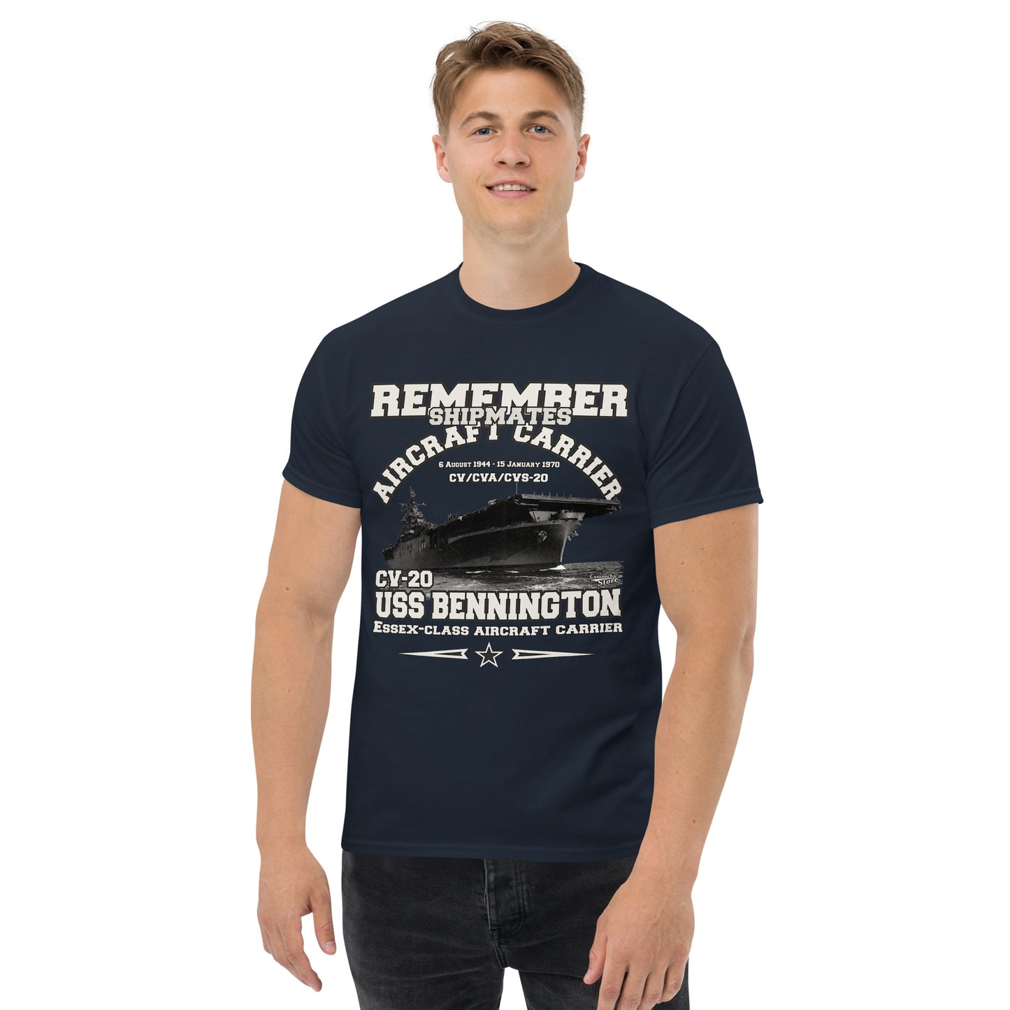 USS BENNINGTON CV-20 Shipmates T-shirt