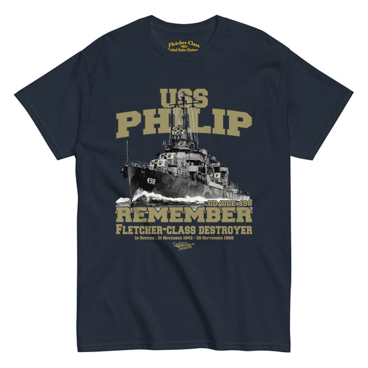 USS Philip DD/DDE-498 t-shirt