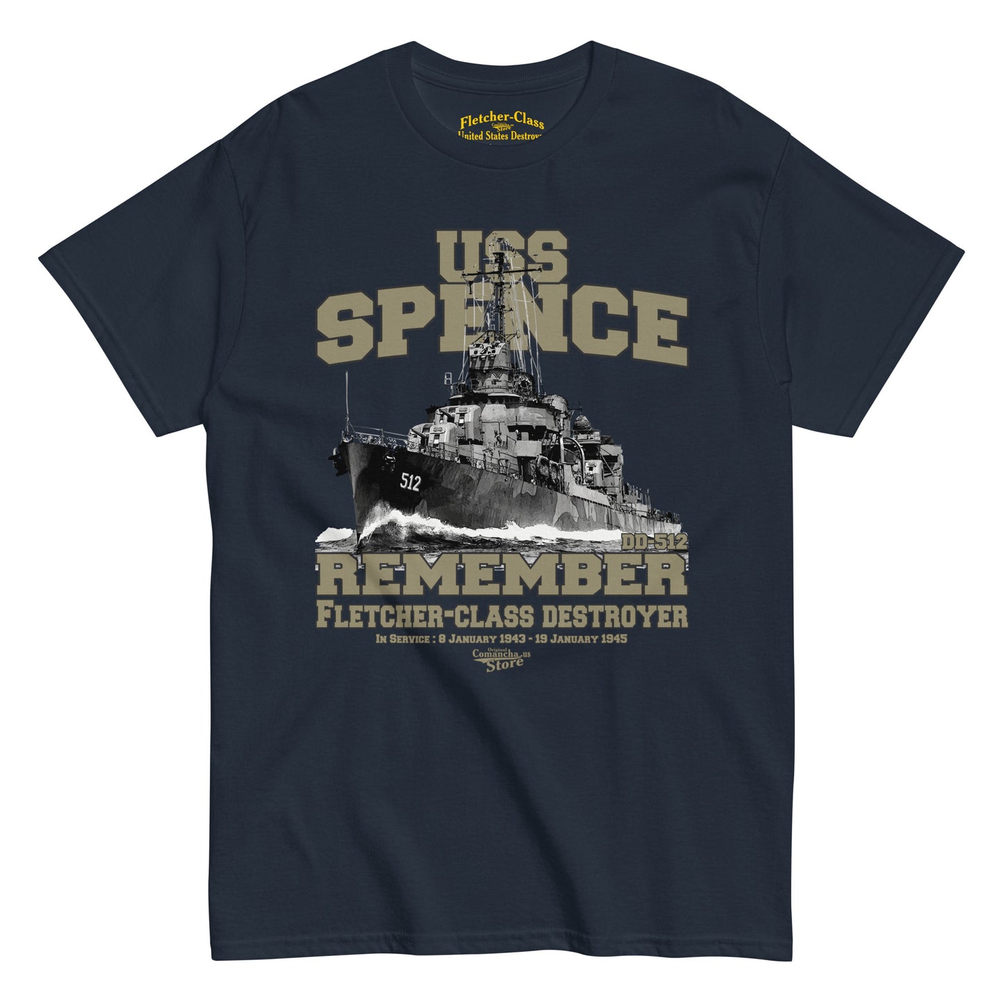 USS Spence DD-512 t-shirt