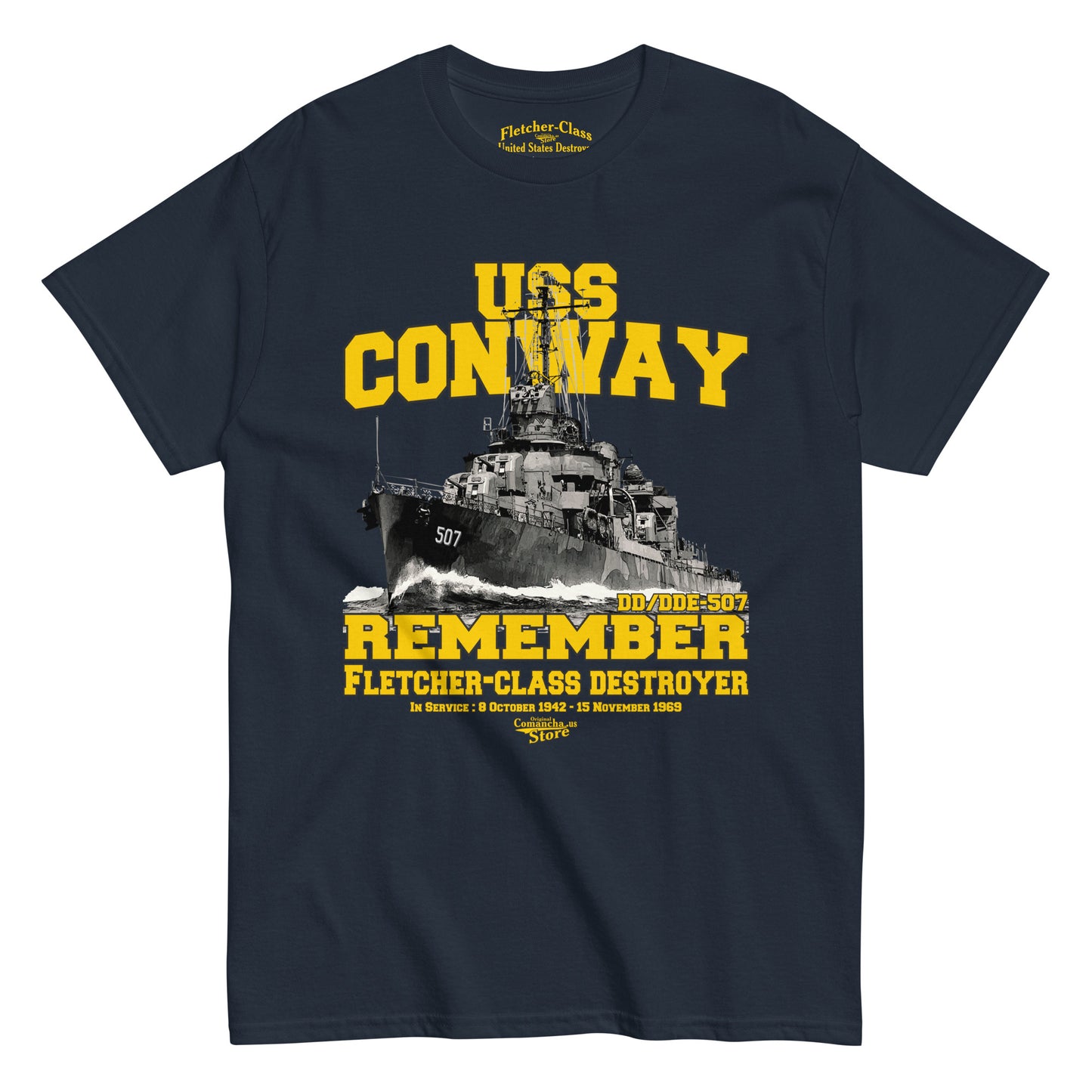 USS Conway DD/DDE-507 t-shirt