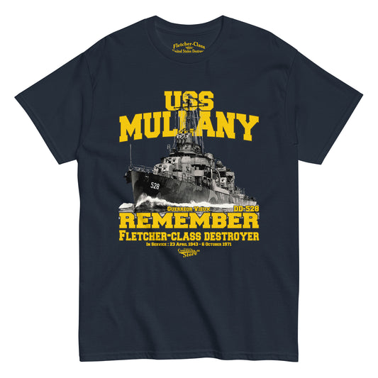 USS Mullany DD-528 t-shirt