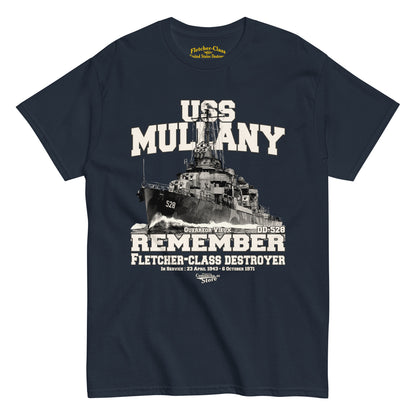 USS Mullany DD-528 t-shirt