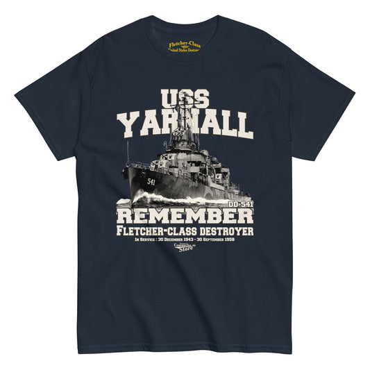 USS Yarnall DD-541 destroyer t-shirt