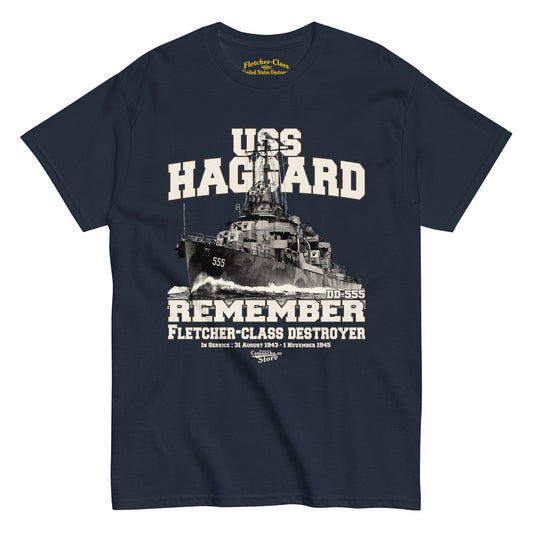 USS Haggard DD-555 t-shirt