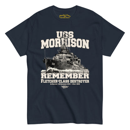 USS Morrison DD-560 t-shirt