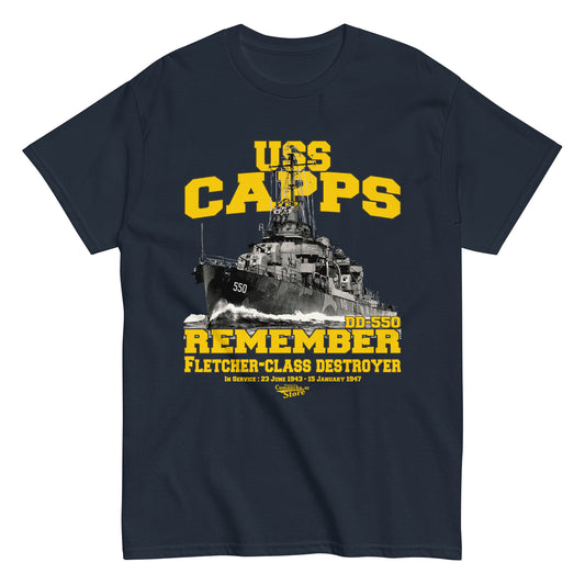 USS Capps DD-550 t-shirt