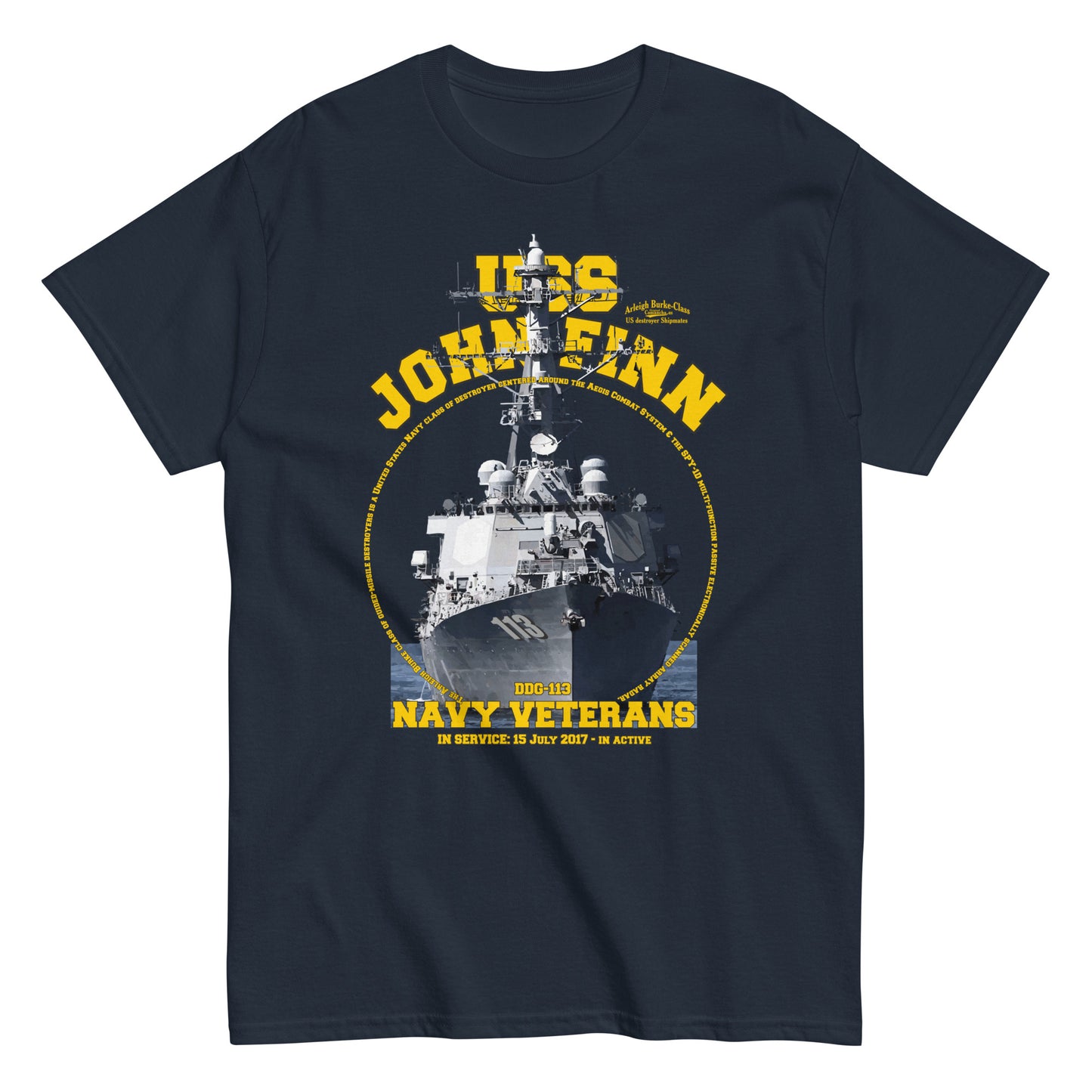 USS John Finn DDG-113 t-shirt