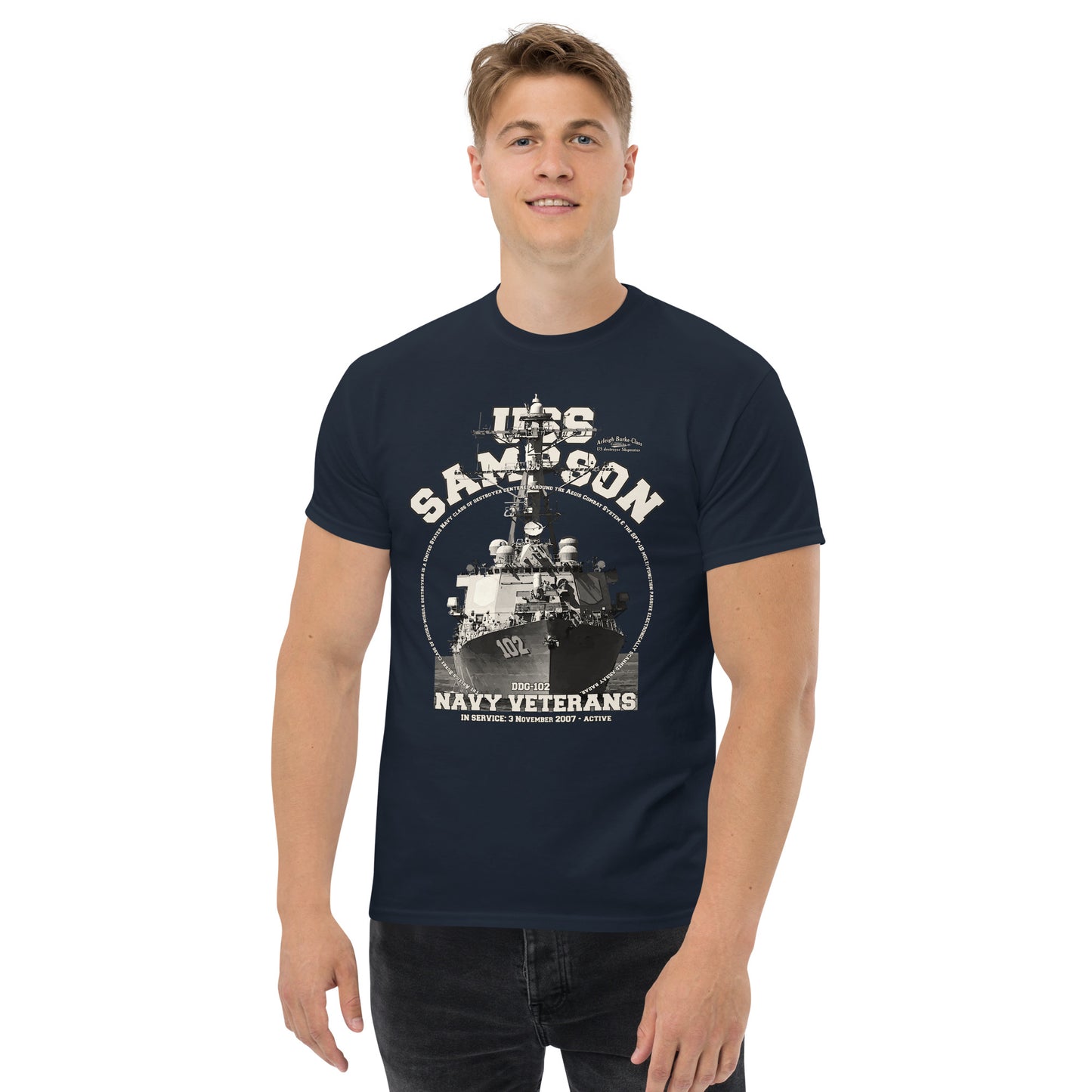 USS Sampson DDG-102 t-shirt