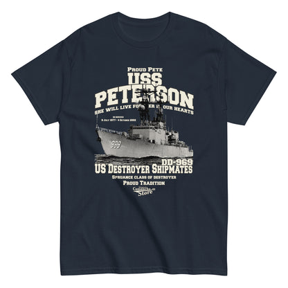 USS Peterson DD-969 t-shirt