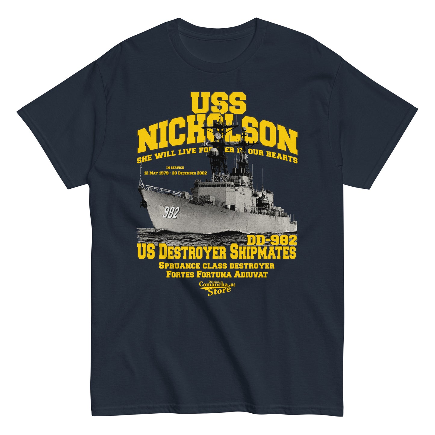 USS Nicholson DD-982 T-shirt