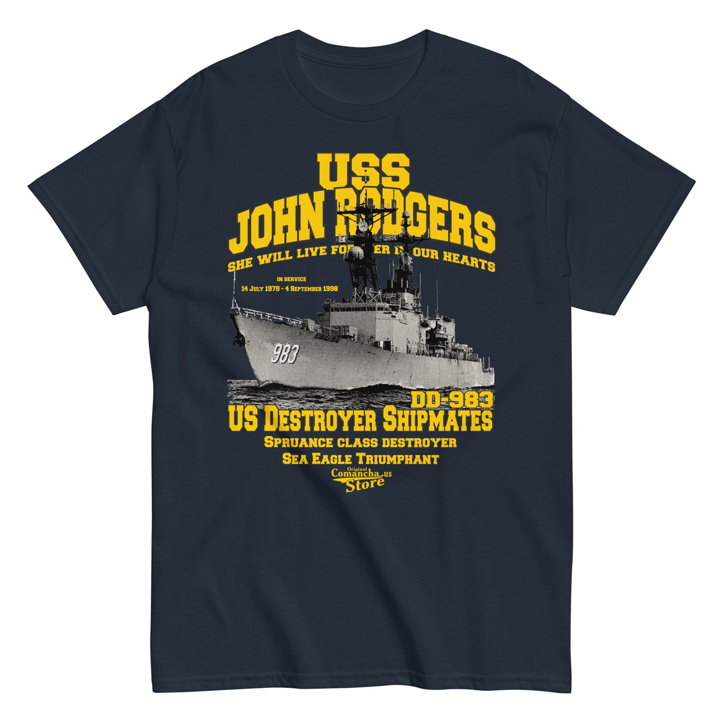 USS John Rodgers DD-983 t-shirt