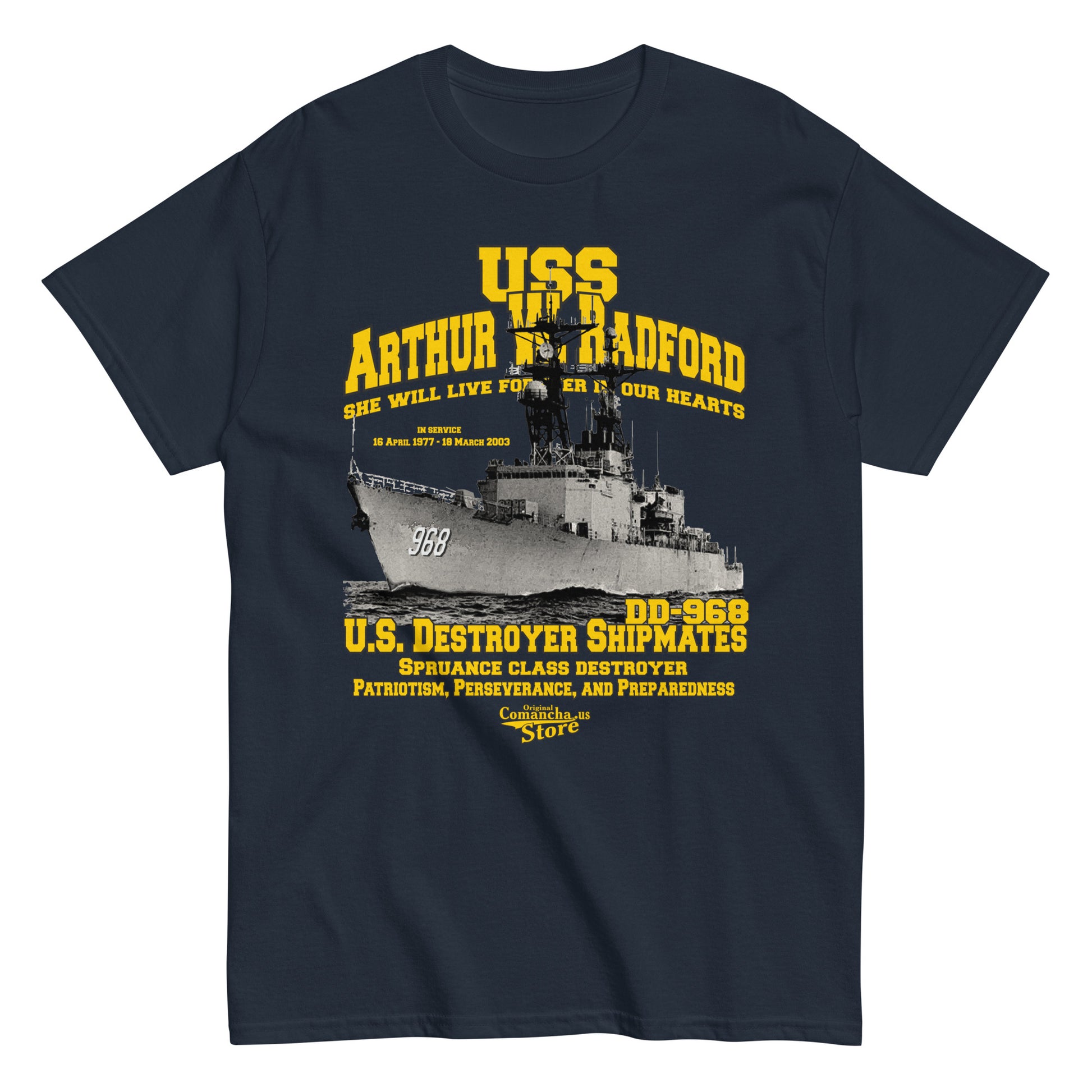 USS Arthur W. Radford DD-968 t-shirt