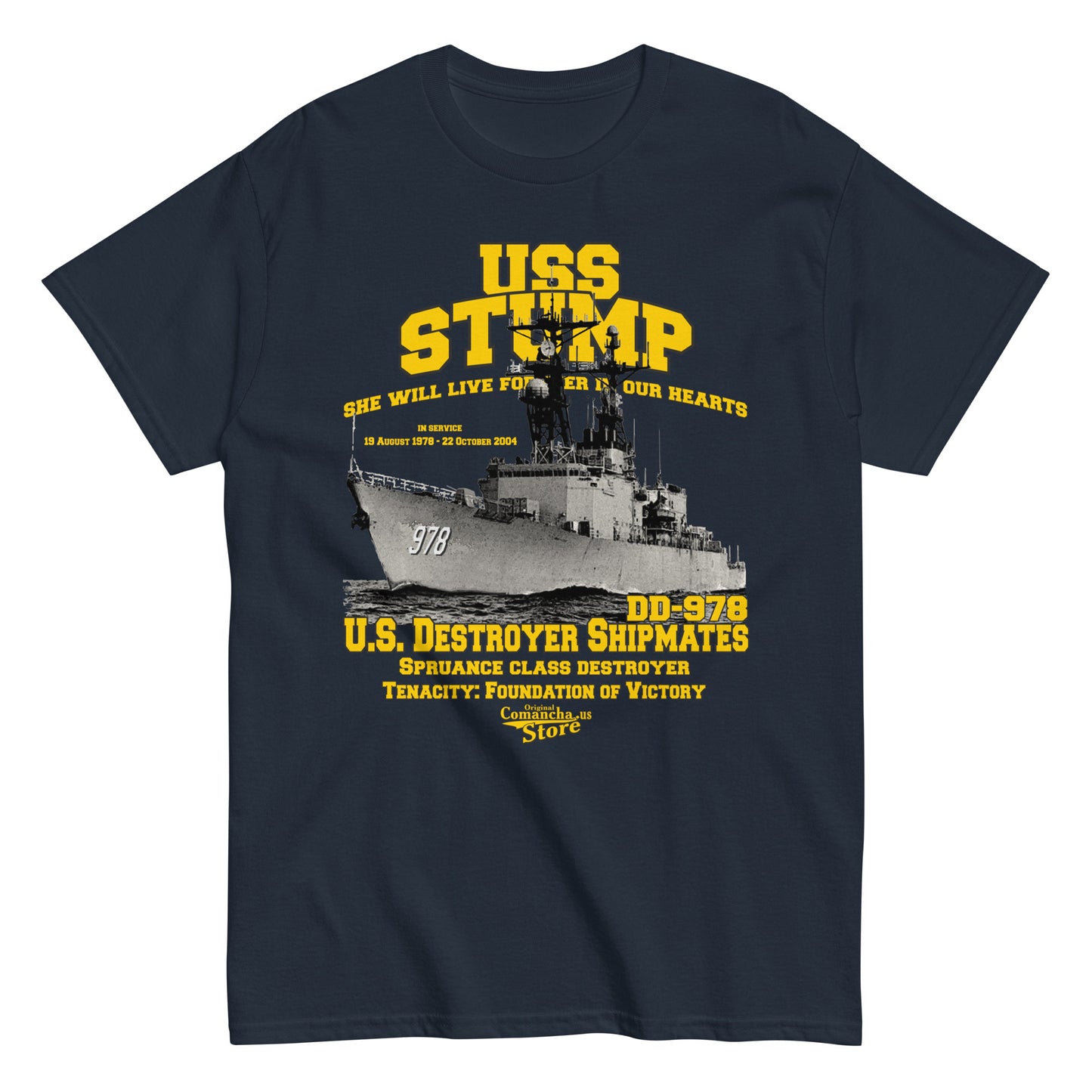 USS Stump DD-978 t-shirt