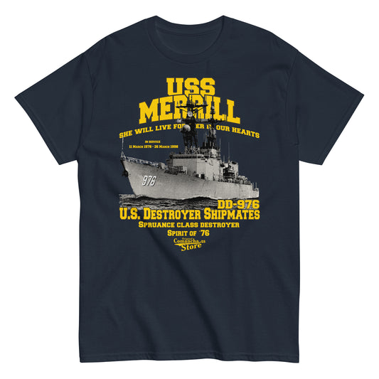 USS Merrill DD-976 t-shirt