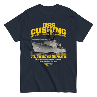 USS Cushing DD-985 t-shirt