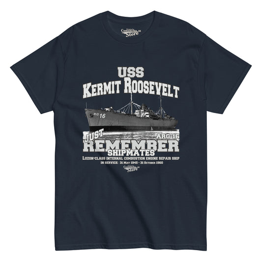 USS Kermit Roosevelt ARG-16 t-shirt