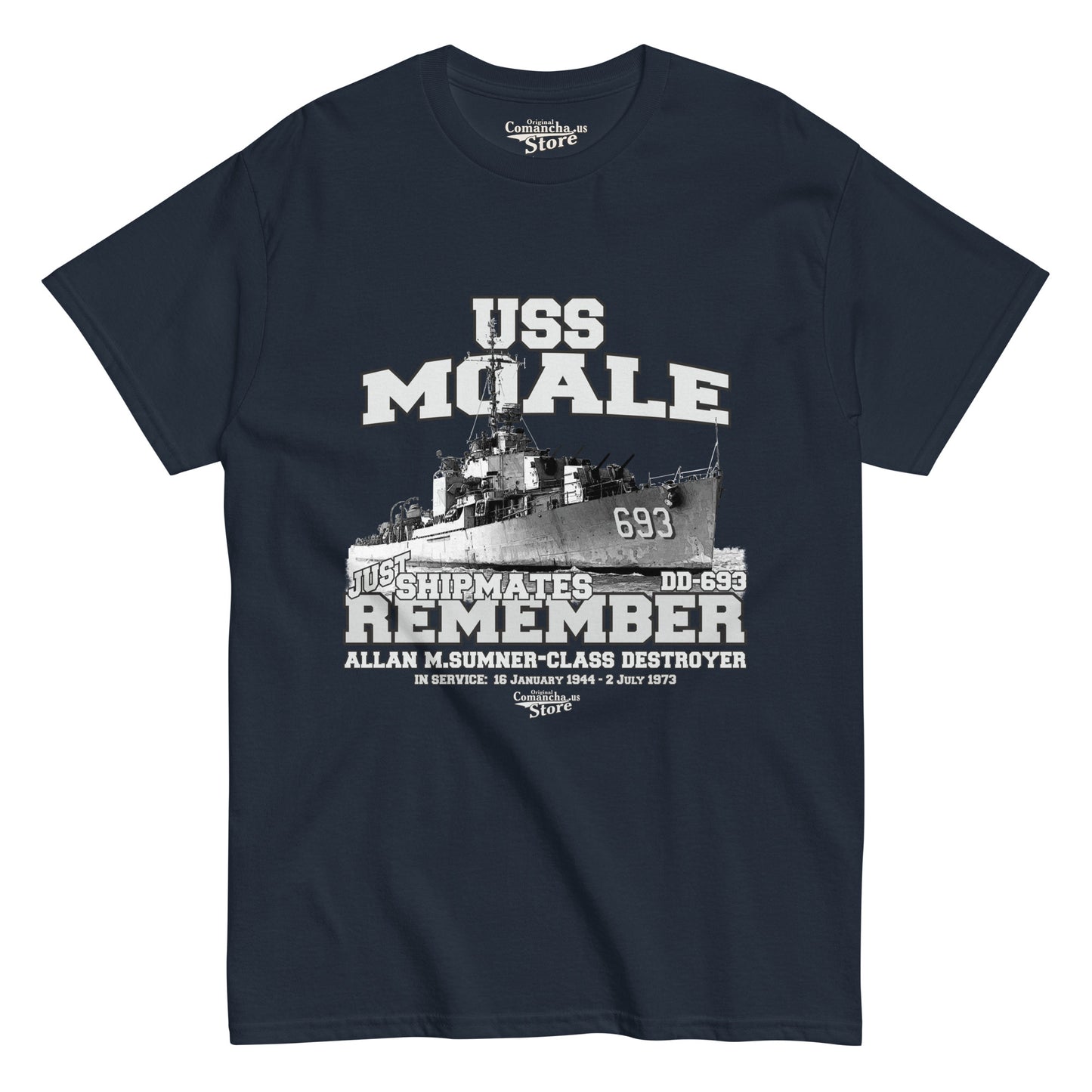 USS Moale DD-693 Destroyer t-shirt