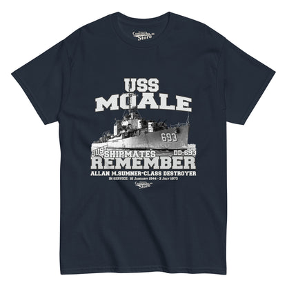 USS Moale DD-693 Destroyer t-shirt