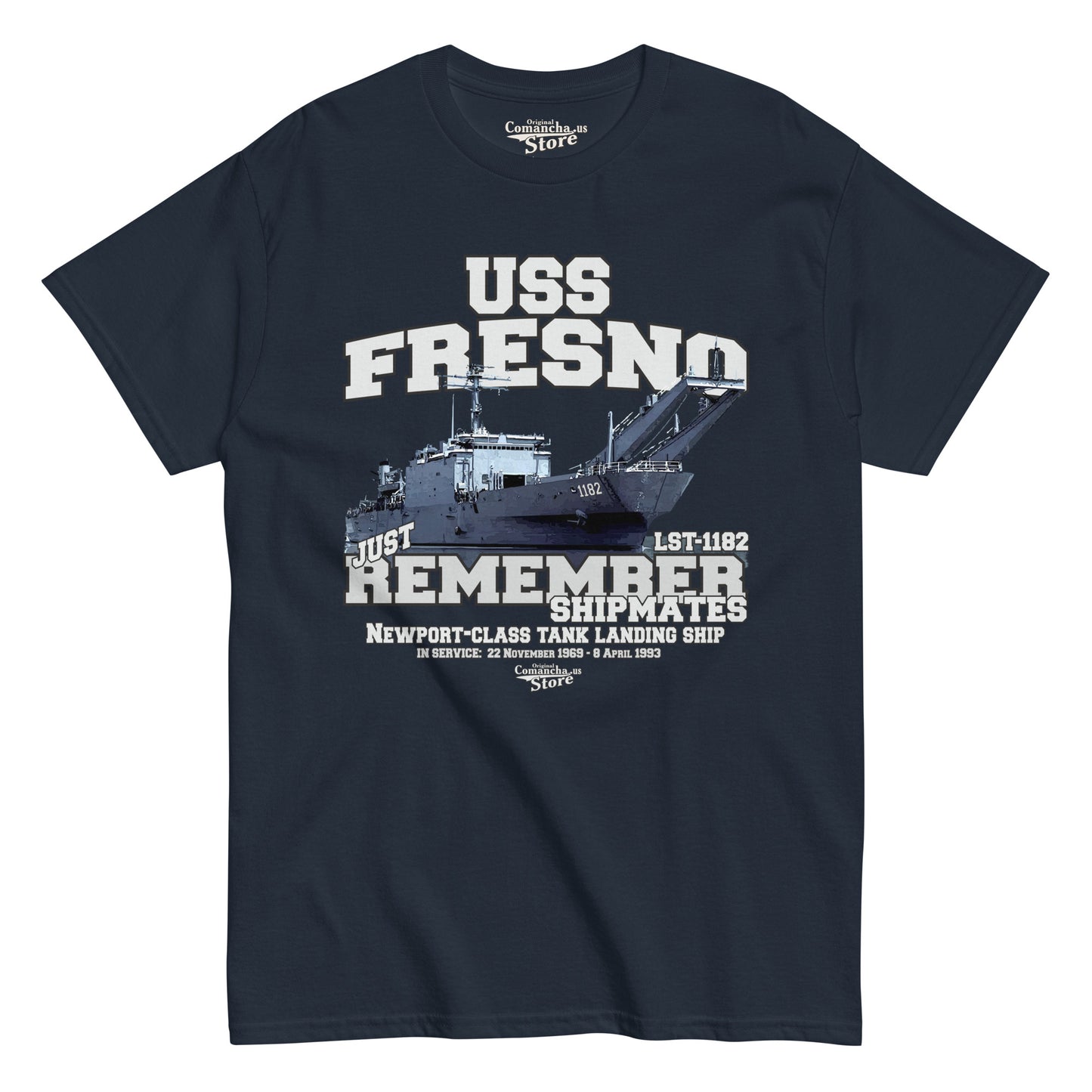 USS Fresno LST-1182 Shipmates t-shirt