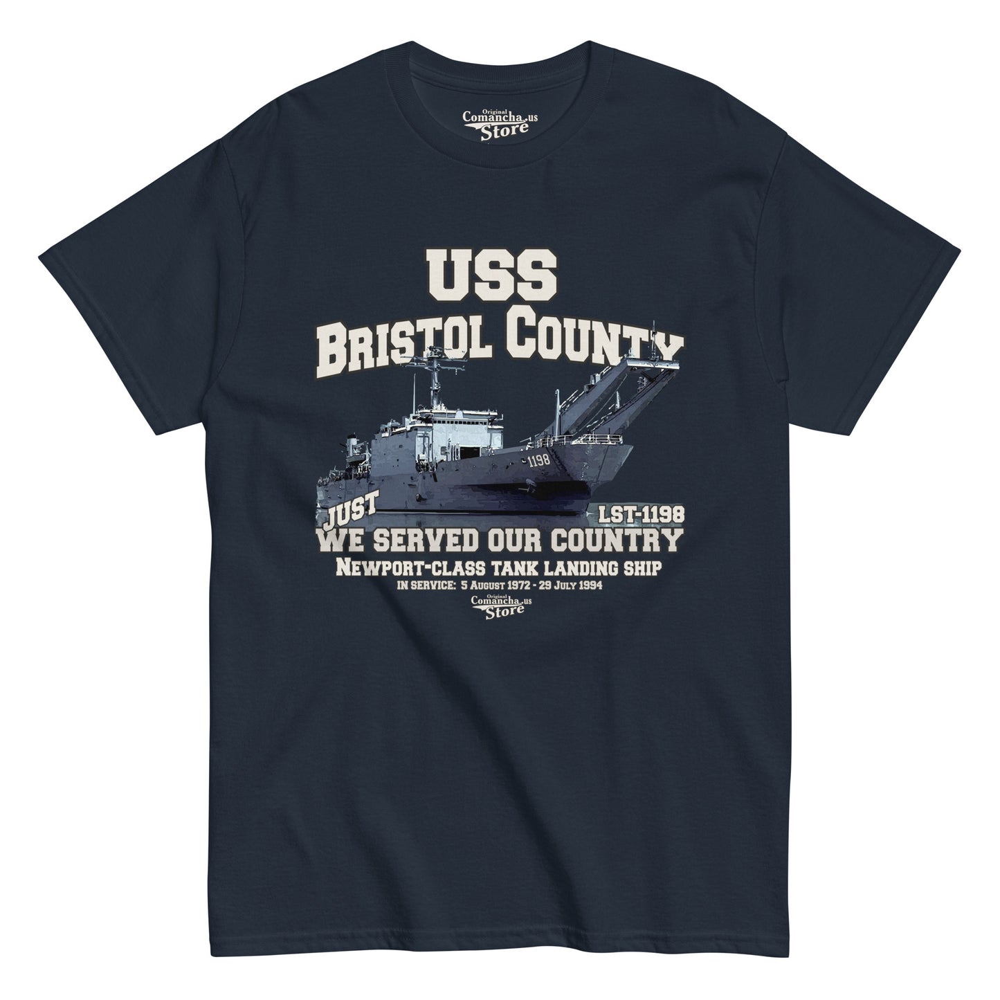 USS Bristol County LST-1198 t-shirt