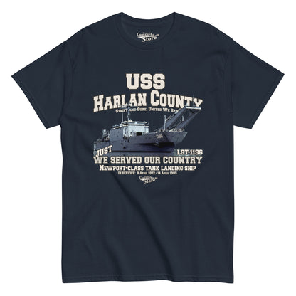 USS Harlan County LST-1196 t-shirt