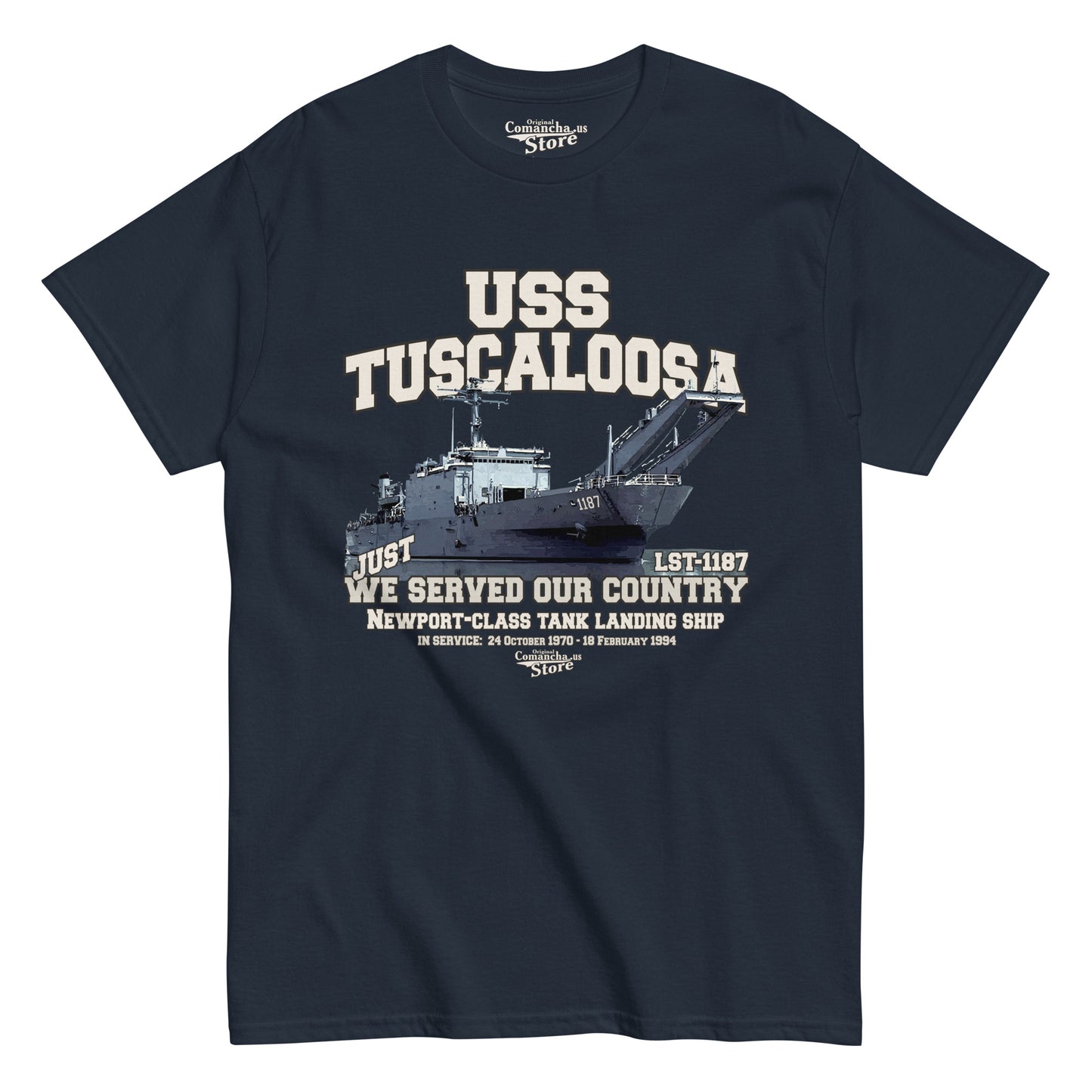 USS Tuscaloosa LST-1187 t-shirt