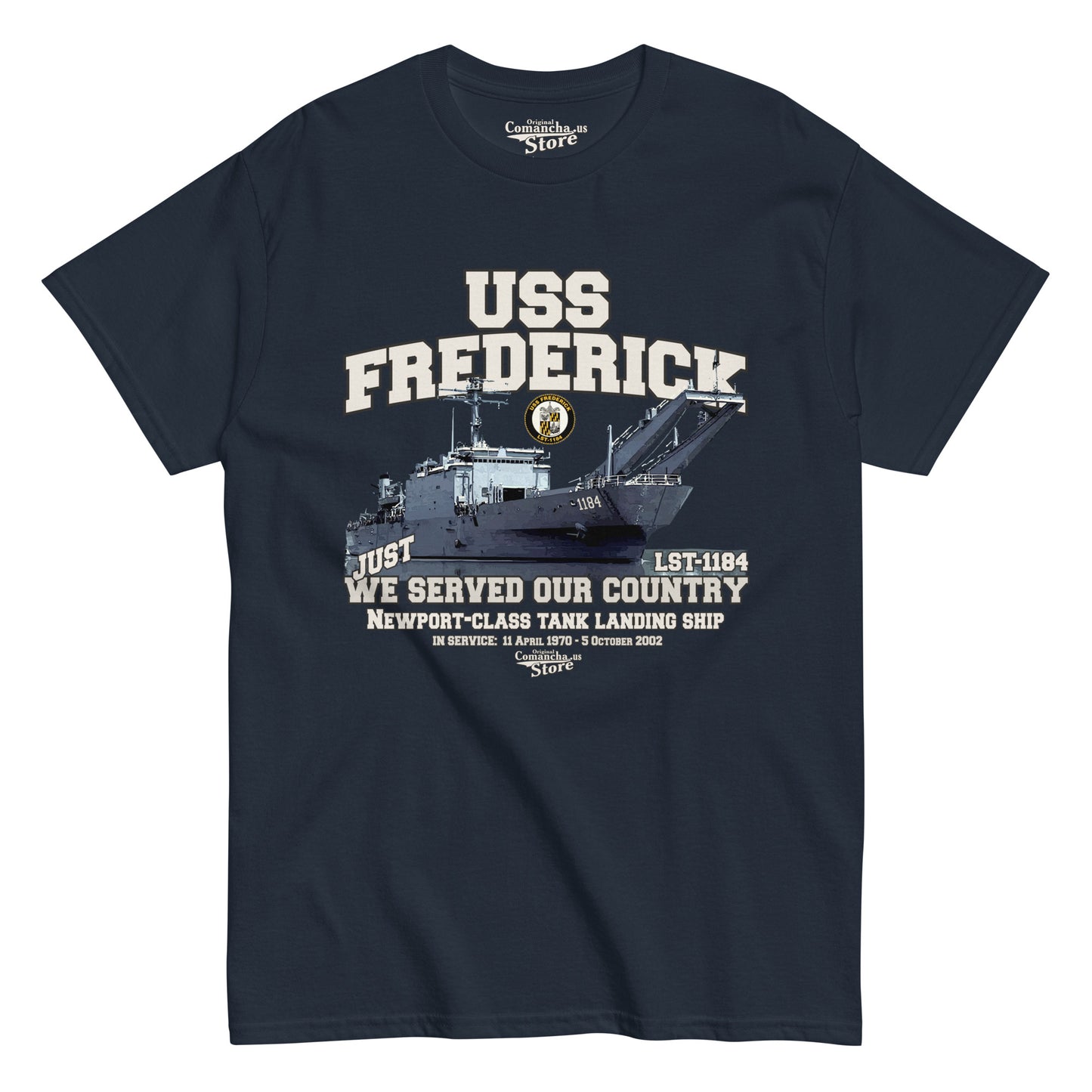 USS Frederick LST-1184 t-shirt