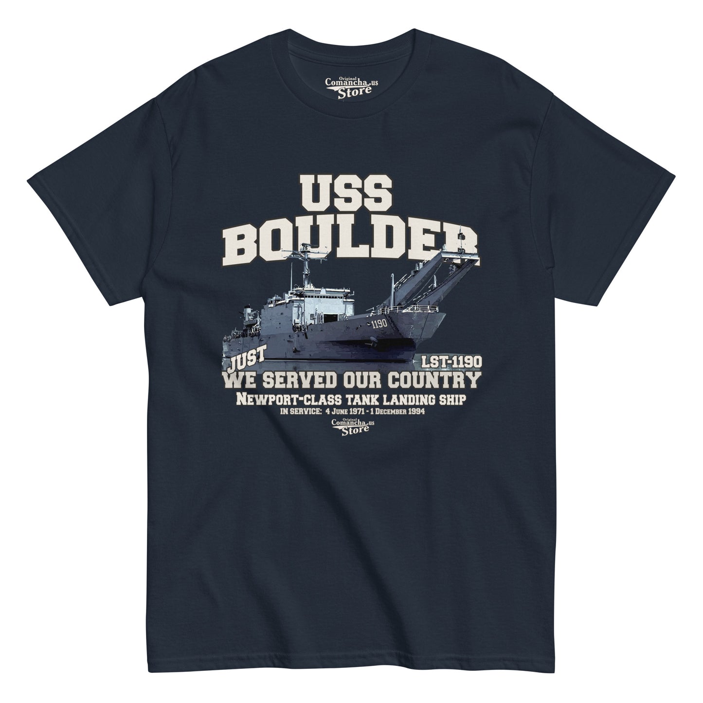 USS Boulder LST-1190 Shipmates t-shirt