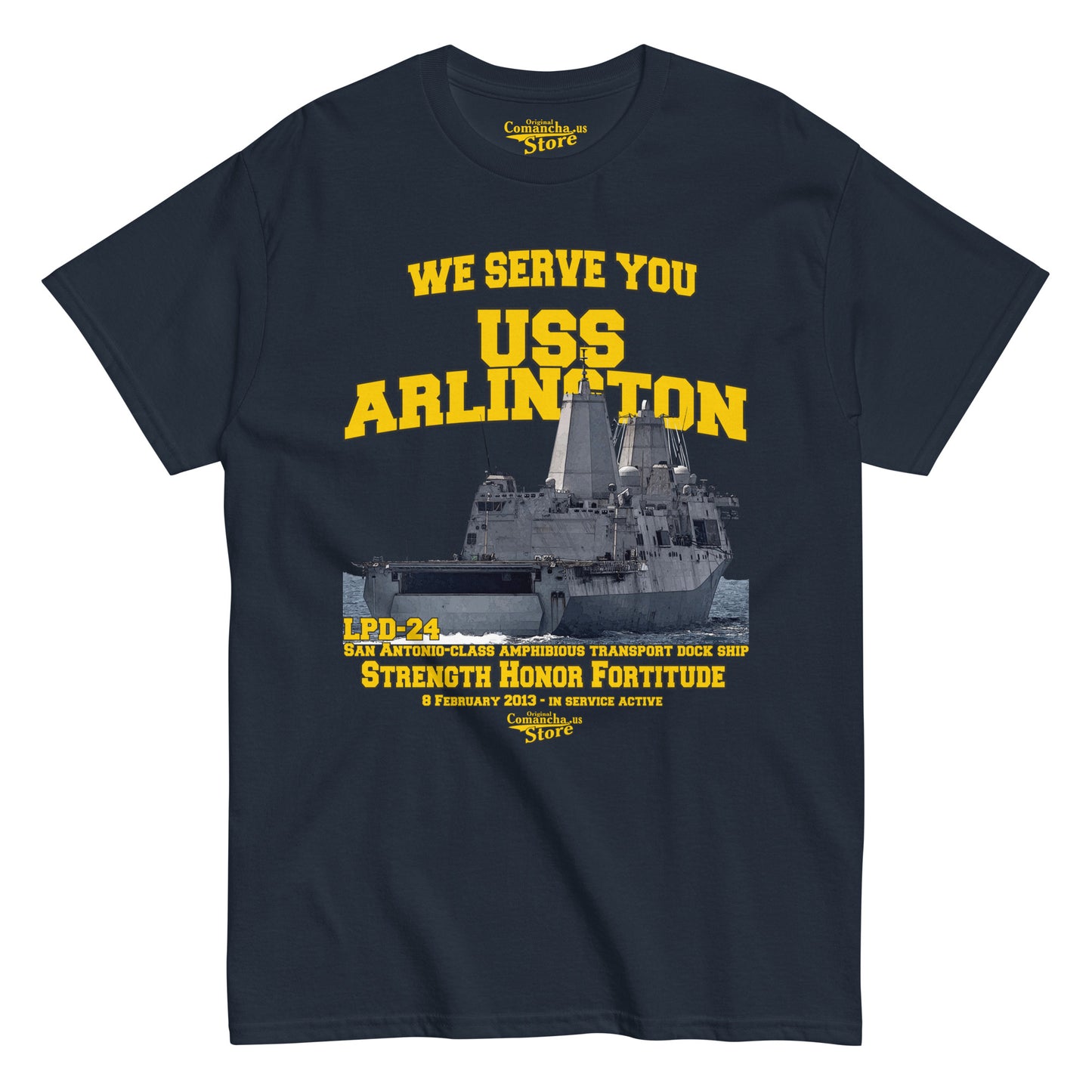 USS Arlington LPD-24 t-shirt