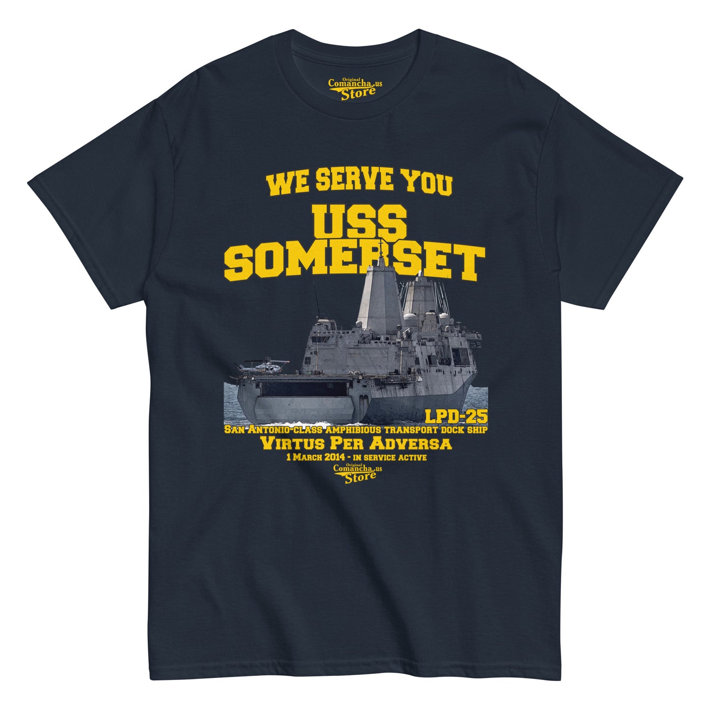 USS Somerset LPD-25 t-shirt