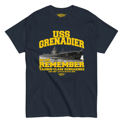 USS Grenadier SS-210 t-shirt