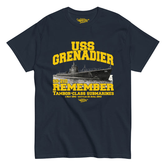 USS Grenadier SS-210 t-shirt