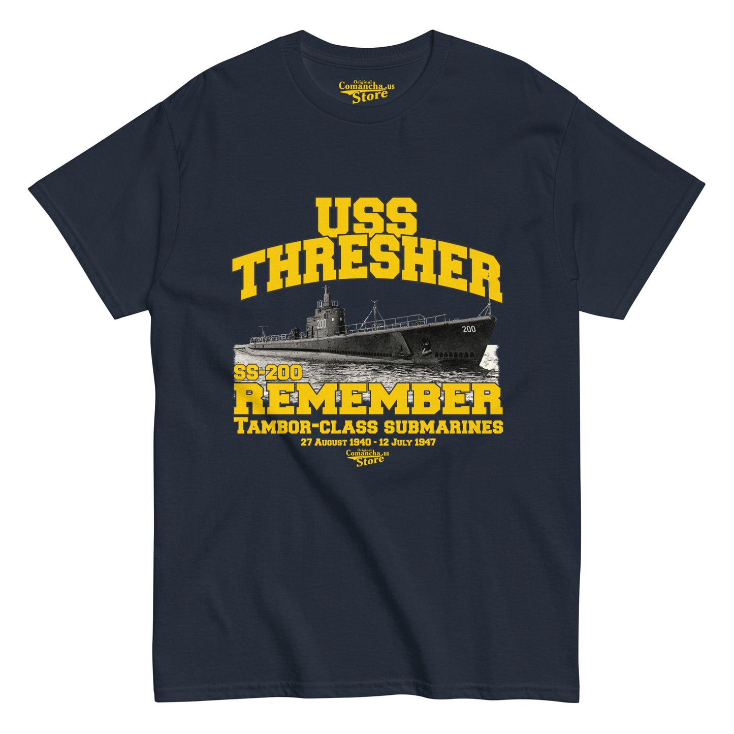 USS Thresher SS-200 shipmates t-shirt